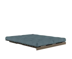 Karup Design Roots Bäddsoffa Brun/Petrol Blue 160cm