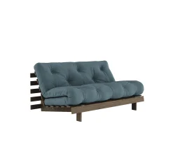 Karup Design Roots Bäddsoffa Brun/Petrol Blue 160cm