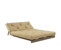 Karup Design Roots Bäddsoffa Brun/Wheat Beige 140cm