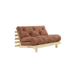 Karup Design Roots Bäddsoffa Natur/Clay Brown 140cm
