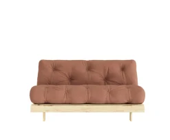 Karup Design Roots Bäddsoffa Natur/Clay Brown 160cm