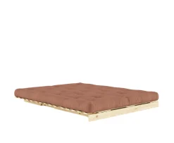 Karup Design Roots Bäddsoffa Natur/Clay Brown 160cm