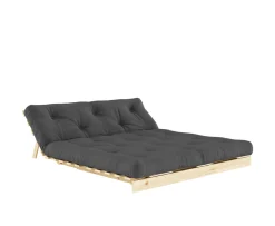 Karup Design Roots Bäddsoffa Natur/Dark Grey 160cm