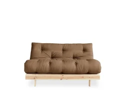 Karup Design Roots Bäddsoffa Natur/Mocca 140cm