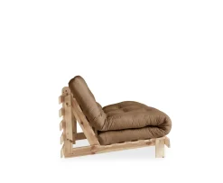 Karup Design Roots Bäddsoffa Natur/Mocca 140cm