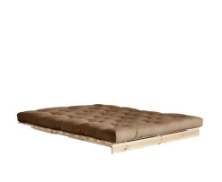 Karup Design Roots Bäddsoffa Natur/Mocca 140cm