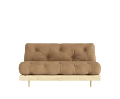 Karup Design Roots Bäddsoffa Natur/Mocca 160cm