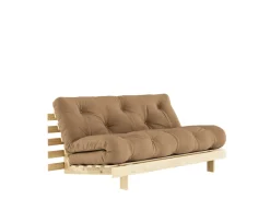 Karup Design Roots Bäddsoffa Natur/Mocca 160cm