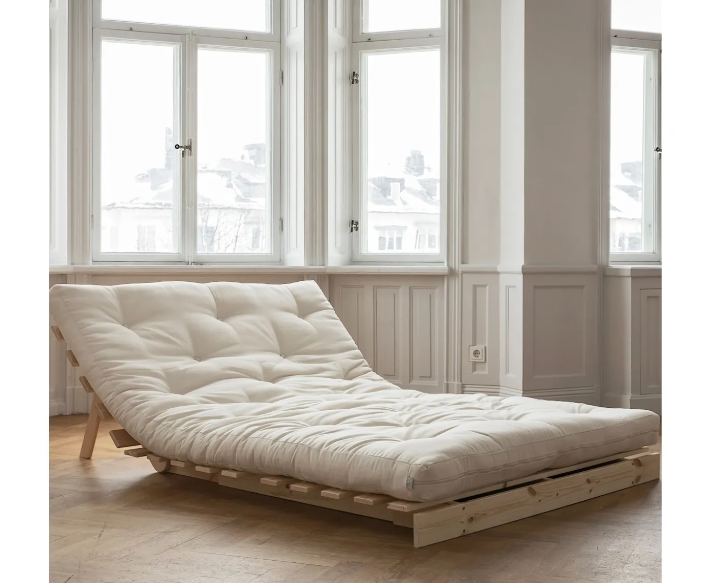 Karup Design Roots Bäddsoffa Natur/Natural 140cm