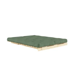 Karup Design Roots Bäddsoffa Natur/Olive Green 160cm
