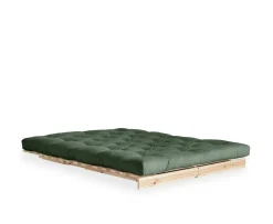 Karup Design Roots Bäddsoffa Natur/Olive Green 140cm