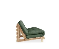 Karup Design Roots Bäddsoffa Natur/Olive Green 140cm