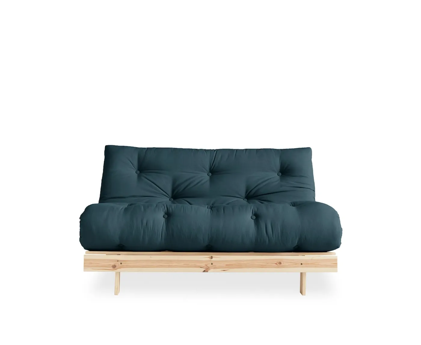 Karup Design Roots Bäddsoffa Natur/Petrol Blue 140cm