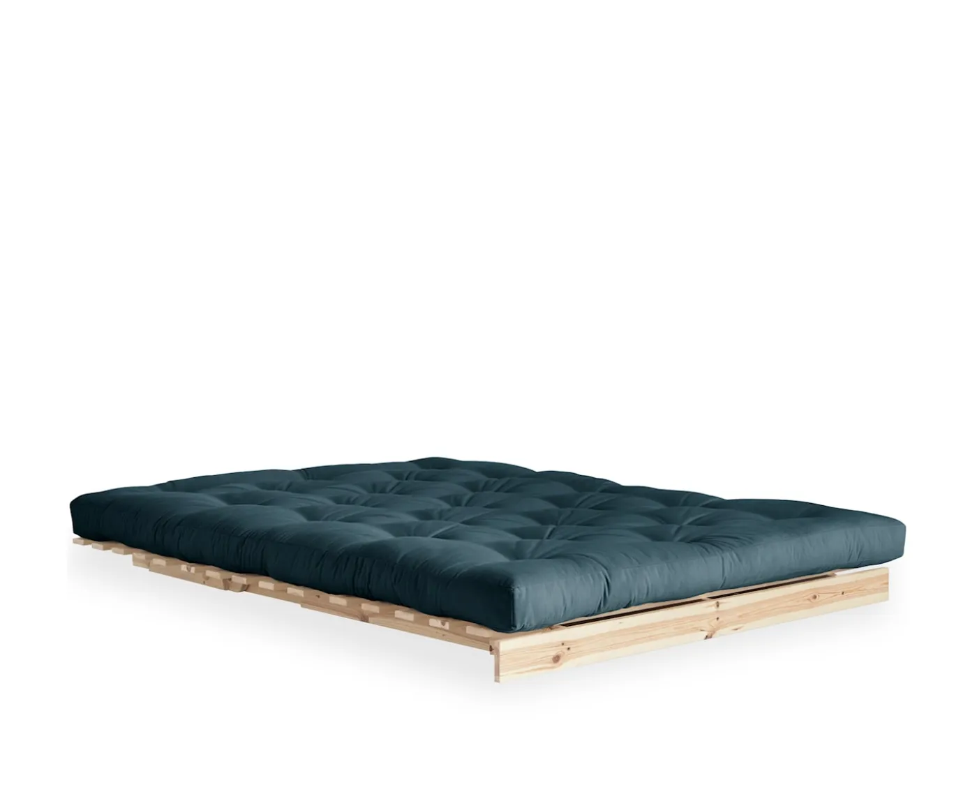 Karup Design Roots Bäddsoffa Natur/Petrol Blue 140cm