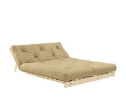 Karup Design Roots Bäddsoffa Natur/Wheat Beige 140cm