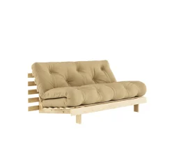 Karup Design Roots Bäddsoffa Natur/Wheat Beige 160cm