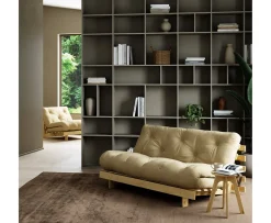 Karup Design Roots Bäddsoffa Natur/Wheat Beige 160cm