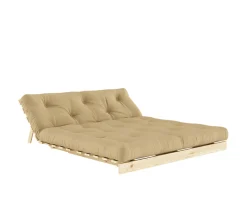 Karup Design Roots Bäddsoffa Natur/Wheat Beige 160cm