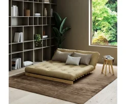Karup Design Roots Bäddsoffa Natur/Wheat Beige 160cm