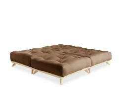 Karup Design Senza Bäddsoffa Natur/Mocca 200cm