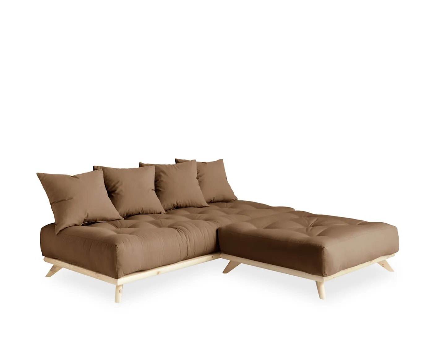 Karup Design Senza Bäddsoffa Natur/Mocca 200cm