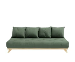 Karup Design Senza Bäddsoffa Natur/Olive Green 200cm