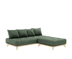 Karup Design Senza Bäddsoffa Natur/Olive Green 200cm