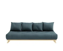 Karup Design Senza Bäddsoffa Natur/Petrol Blue 200cm