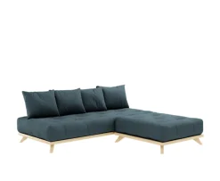 Karup Design Senza Bäddsoffa Natur/Petrol Blue 200cm