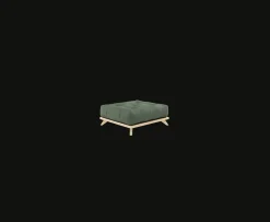 Karup Design Senza Fotpall Natur/Olive Green