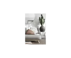 Karup Design Senza Fotpall Natur/Petrol Blue