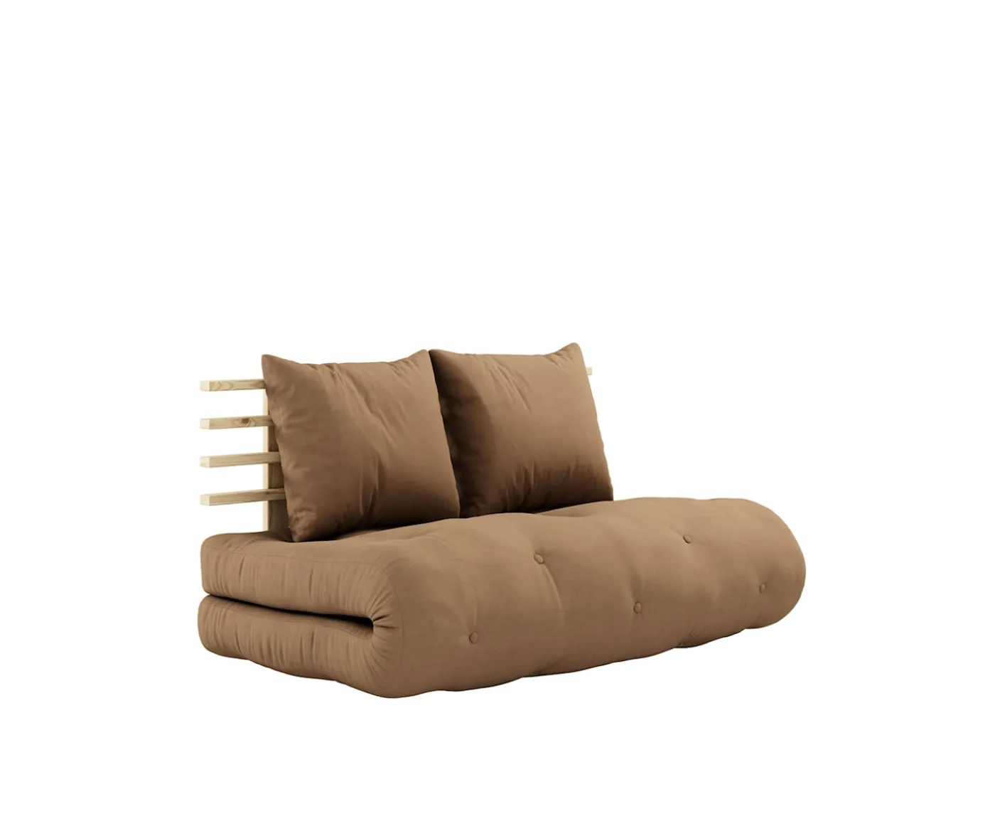 Karup Design Shin Sano Bäddsoffa Natur/Mocca 140cm