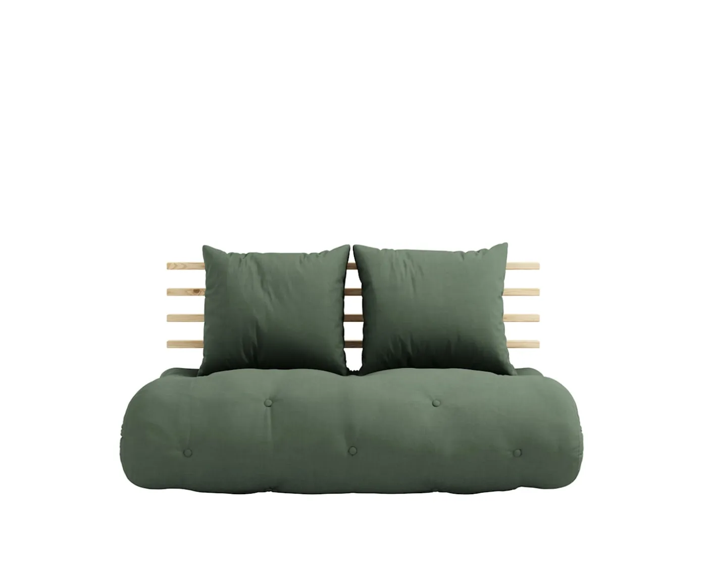 Karup Design Shin Sano Bäddsoffa Natur/Olive Green 140cm