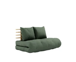 Karup Design Shin Sano Bäddsoffa Natur/Olive Green 140cm