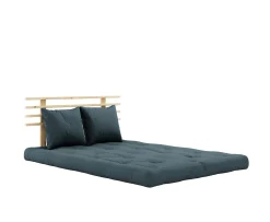 Karup Design Shin Sano Bäddsoffa Natur/Petrol Blue 140cm