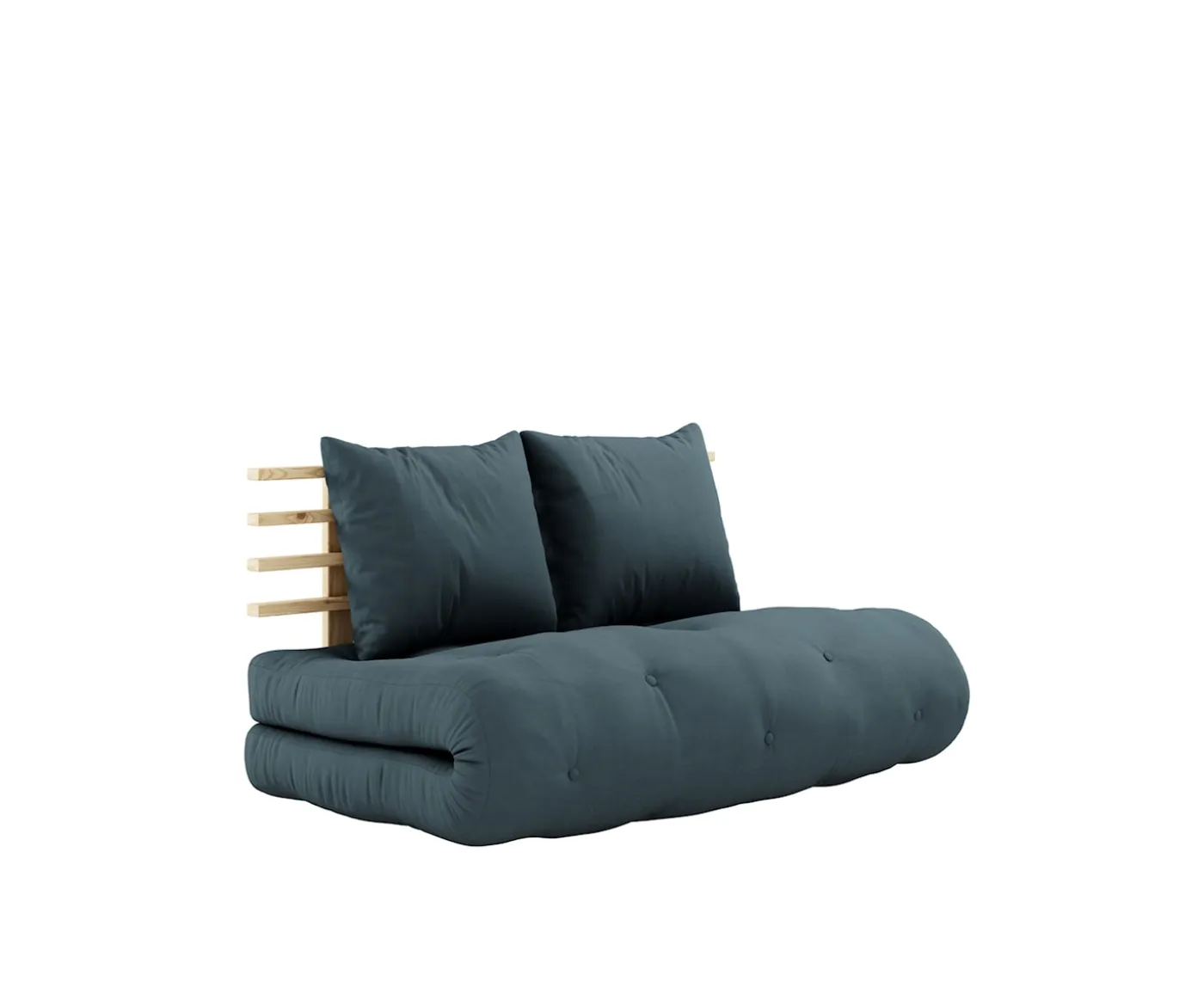 Karup Design Shin Sano Bäddsoffa Natur/Petrol Blue 140cm