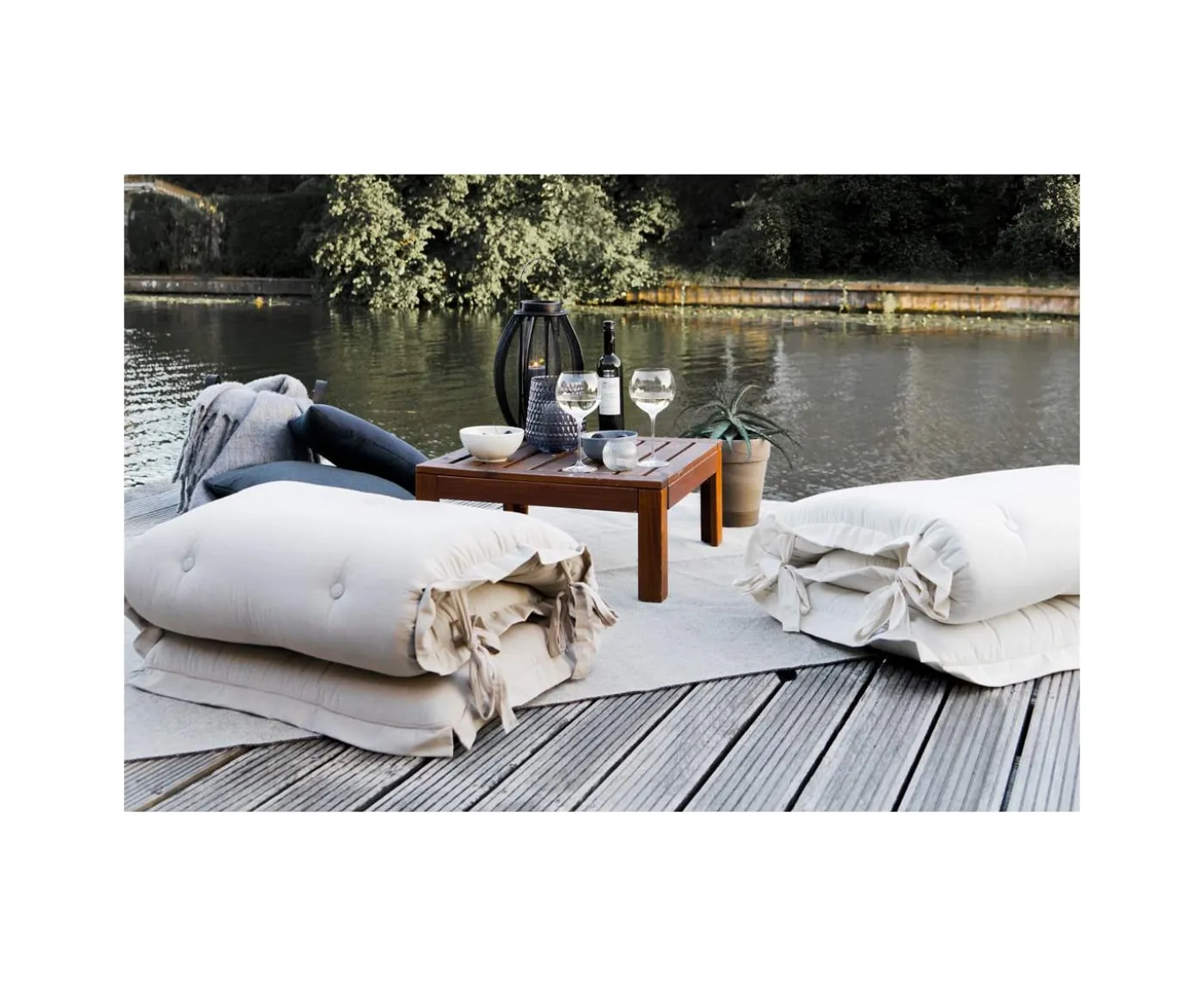 Karup Design Sit And Sleep Outdoor Loungemadrass Dark Grey