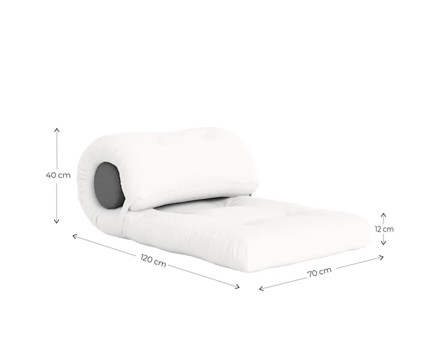 Karup Design Wrap Out Loungemadrass Beige 70cm