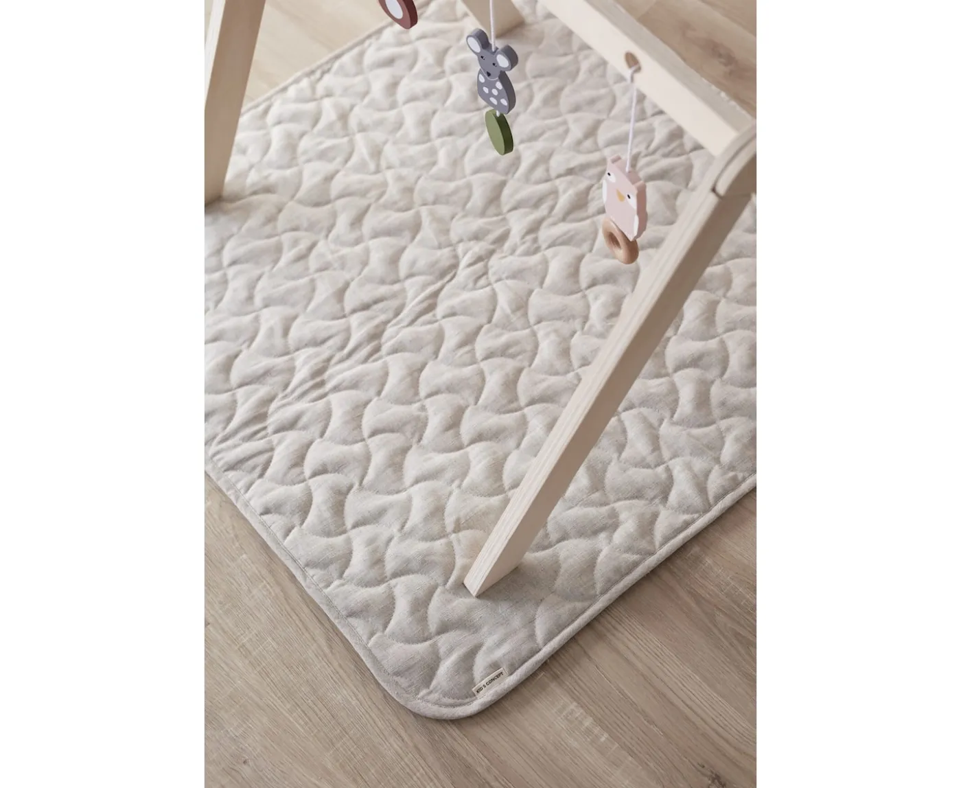 Kids Concept Linne Lekmatta Baby 80x80