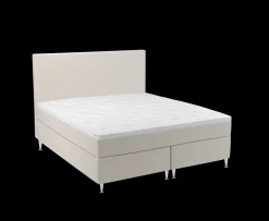 Kinnabädden Venus Kontinentalsäng Sand 160 Medium/Medium Cocktailben Silver 13cm
