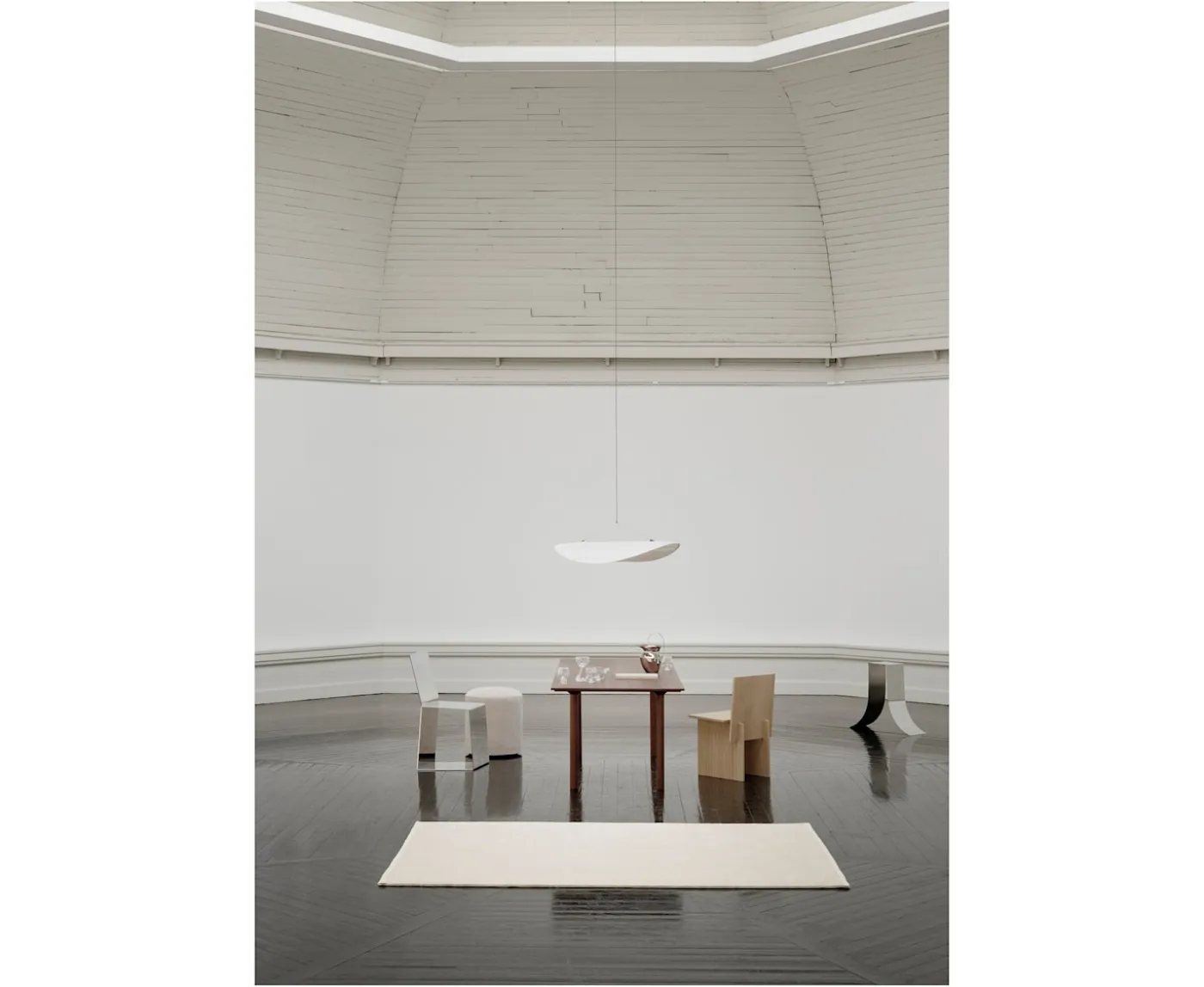 Linie Design Halo Cloud Ullmatta Beige 250x350