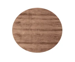 Linie Design Lucens Rund Viskosmatta Amber Ø200