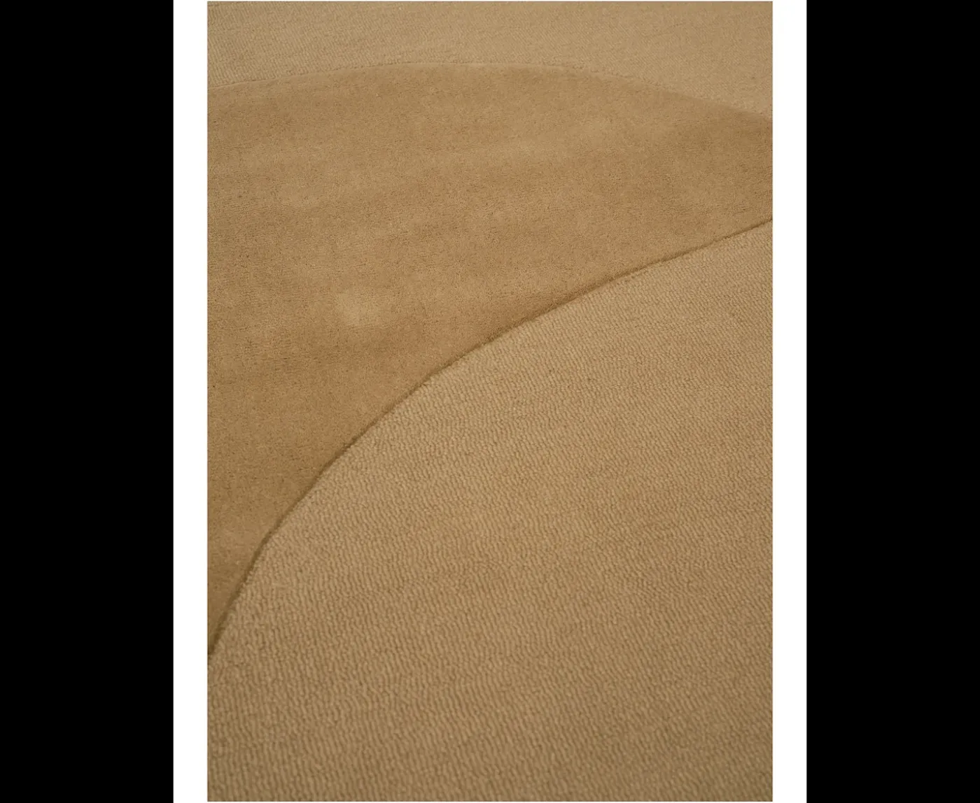 Linie Design Split Plains Ullmatta Mustard 170x240