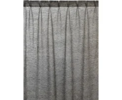 Linum Intermezzo Gardinlängd Linne Dark Charcoal Grey 290cm