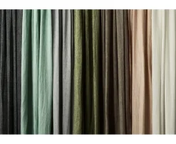 Linum Intermezzo Gardinlängd Linne Dark Charcoal Grey 290cm