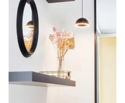LOOM Design Curve Taklampa Black Ø14