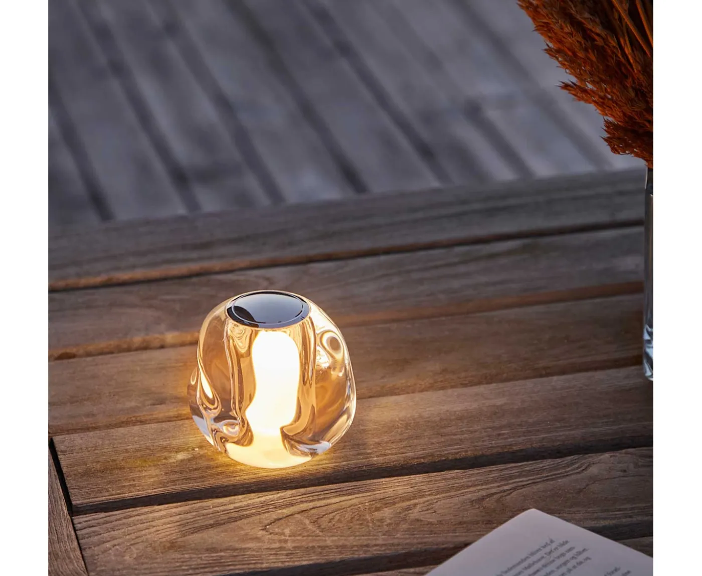 LOOM Design Ice Ball Portabel Bordslampa Chrome