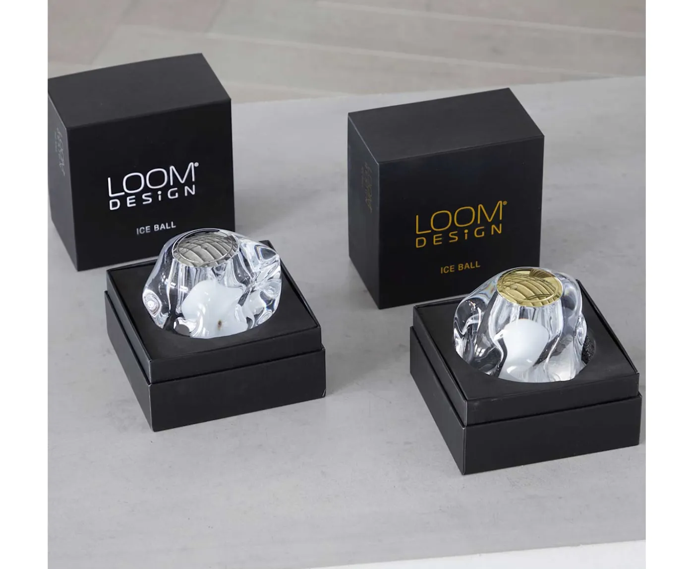 LOOM Design Ice Ball Portabel Bordslampa Chrome