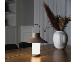 LOOM Design Shadow Portabel Bordslampa Grey/Beige Ø25