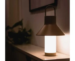 LOOM Design Shadow Portabel Bordslampa Grey/Beige Ø15